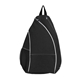 aerial view a black pickleball carryall backpack, image 1 of 4