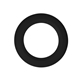 aerial view a black silicone wrist flying disk, image 1 of 2