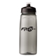 aerial view a translucent smoke with smoke push-pull lid 24 oz polysure(tm) gripn sip bottle, image 1 of 4