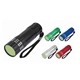 aerial view a group of spectre cob led aluminum flashlight w / strap, image 2 of 2