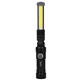 aerial view a black mini eco 120 lumen work flashlight, image 1 of 10