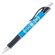 a black trim & light blue barrel styles ballpoint pen