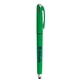 aerial view a lime green with black ink cyber stylus gel pen, image 1 of 7