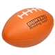 aerial view a orange large football stress reliever, image 1 of 2