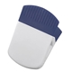 aerial view a white/navy blue jumbo magnetic power clip, image 1 of 2