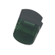 aerial view a translucent dark green jumbo magnetic power clip, image 1 of 2