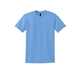 aerial view a carolina blue gildan(r)- dryblend(r)50 cotton /50 poly t - shirt, image 1 of 5