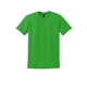 aerial view a electric green gildan(r)- dryblend(r)50 cotton /50 poly t - shirt, image 1 of 5