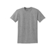 aerial view a graphite heather gildan(r)- dryblend(r)50 cotton /50 poly t - shirt, image 1 of 5