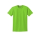 aerial view a lime gildan(r)- dryblend(r)50 cotton /50 poly t - shirt, image 1 of 5