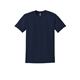 aerial view a navy gildan(r)- dryblend(r)50 cotton /50 poly t - shirt, image 1 of 5