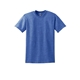 aerial view a heather sport royal gildan(r)- dryblend(r)50 cotton /50 poly t - shirt, image 1 of 5