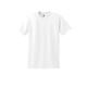 aerial view a white gildan(r)- dryblend(r)50 cotton /50 poly t - shirt, image 1 of 5