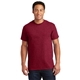 aerial view a antique cherry red gildan(r) - ultra cotton(r) 100 cotton t - shirt, image 1 of 6