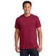aerial view a cardinal red gildan(r) - ultra cotton(r) 100 cotton t - shirt, image 1 of 6