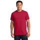 aerial view a cherry red gildan(r) - ultra cotton(r) 100 cotton t - shirt, image 1 of 6