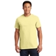 aerial view a cornsilk gildan(r) - ultra cotton(r) 100 cotton t - shirt, image 1 of 6