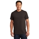 aerial view a dark chocolate gildan(r) - ultra cotton(r) 100 cotton t - shirt, image 1 of 6