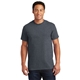 aerial view a dark heather gildan(r) - ultra cotton(r) 100 cotton t - shirt, image 1 of 6