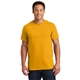 aerial view a gold gildan(r) - ultra cotton(r) 100 cotton t - shirt, image 1 of 6