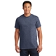 aerial view a heathered navy gildan(r) - ultra cotton(r) 100 cotton t - shirt, image 1 of 6