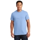 aerial view a light blue gildan(r) - ultra cotton(r) 100 cotton t - shirt, image 1 of 6