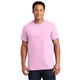 aerial view a light pink gildan(r) - ultra cotton(r) 100 cotton t - shirt, image 1 of 6
