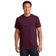 aerial view a maroon gildan(r) - ultra cotton(r) 100 cotton t - shirt, image 1 of 6