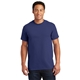 aerial view a metro blue gildan(r) - ultra cotton(r) 100 cotton t - shirt, image 1 of 6