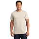 aerial view a natural gildan(r) - ultra cotton(r) 100 cotton t - shirt, image 1 of 6
