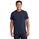 aerial view a navy gildan(r) - ultra cotton(r) 100 cotton t - shirt, image 1 of 6