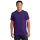 aerial view a purple gildan(r) - ultra cotton(r) 100 cotton t - shirt, image 1 of 6