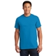 aerial view a sapphire gildan(r) - ultra cotton(r) 100 cotton t - shirt, image 1 of 6