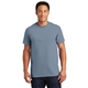 aerial view a stone blue gildan(r) - ultra cotton(r) 100 cotton t - shirt, image 1 of 6