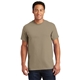 aerial view a tan gildan(r) - ultra cotton(r) 100 cotton t - shirt, image 1 of 6