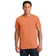 aerial view a tangerine gildan(r) - ultra cotton(r) 100 cotton t - shirt, image 1 of 6