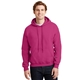 aerial view a heliconia gildan(r) - heavy blend(tm) hooded sweatshirt, image 1 of 6