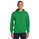 aerial view a irish green gildan(r) - heavy blend(tm) hooded sweatshirt, image 1 of 6