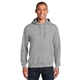 aerial view a sport grey gildan(r) - heavy blend(tm) hooded sweatshirt, image 1 of 6