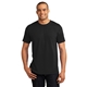 aerial view a black hanes(r) - comfortblend(r) ecosmart(r) 50/50 cotton / poly t - shirt - 5170, image 1 of 6
