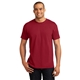 aerial view a deep red hanes(r) - comfortblend(r) ecosmart(r) 50/50 cotton / poly t - shirt - 5170, image 1 of 6