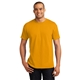 aerial view a gold hanes(r) - comfortblend(r) ecosmart(r) 50/50 cotton / poly t - shirt - 5170, image 1 of 6