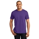 aerial view a purple hanes(r) - comfortblend(r) ecosmart(r) 50/50 cotton / poly t - shirt - 5170, image 1 of 6