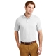 aerial view a white gildan(r) - dryblend(r) 6- ounce jersey knit sport shirt, image 1 of 6