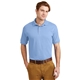 aerial view a light blue gildan(r) - dryblend(r) 6- ounce jersey knit sport shirt, image 1 of 6