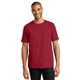 aerial view a deep red hanes(r) - tagless(r) 100 cotton t - shirt. - 5250, image 1 of 6