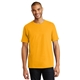 aerial view a gold hanes(r) - tagless(r) 100 cotton t - shirt. - 5250, image 1 of 6