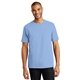 aerial view a light blue hanes(r) - tagless(r) 100 cotton t - shirt. - 5250, image 1 of 6