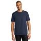 aerial view a navy hanes(r) - tagless(r) 100 cotton t - shirt. - 5250, image 1 of 6