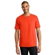 aerial view a orange hanes(r) - tagless(r) 100 cotton t - shirt. - 5250, image 1 of 5